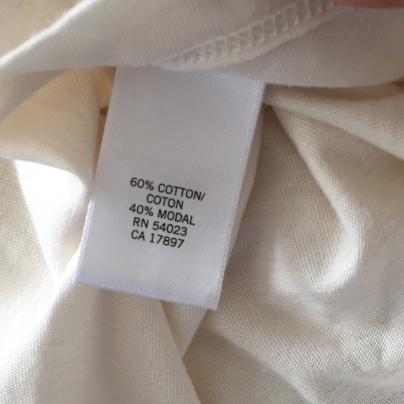 EUC Banana Republic cream tank top w/sequins - Picture 4 of 6